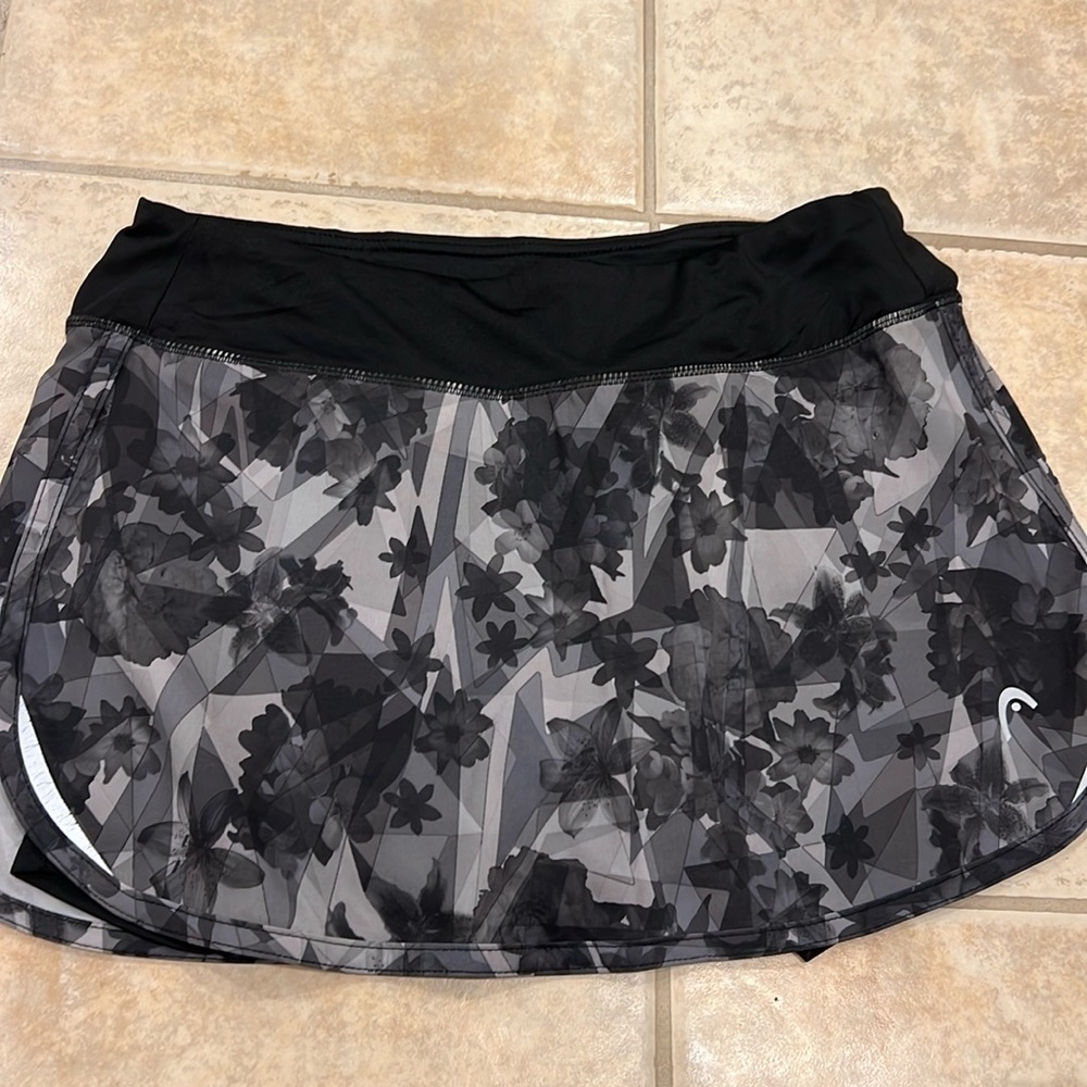 Head Floral Tennis Skirt
